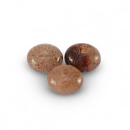 Natural stone beads Aventurine Quartz rondelle 2x4mm Kalamata Purple
